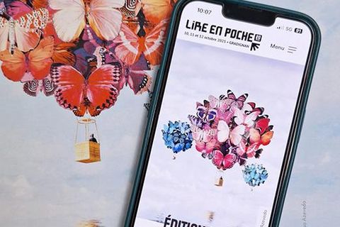 Le nouveau site internet Lire en Poche sur mobile