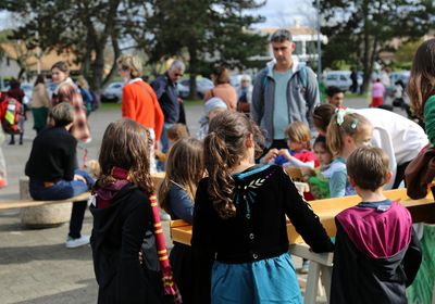 Enfants lors du Carnaval