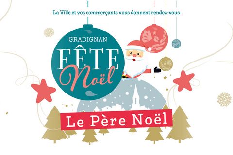 Gradignan fête Noël : le Père Noël à Gradignan