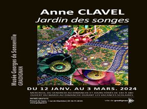 Affiche de l'exposition jardin des songes