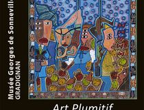 Affiche de l'exposition "Art Plumitif" de Michel Julliard. - Agrandir l'image, .JPG 558,2 Ko (fenêtre modale)